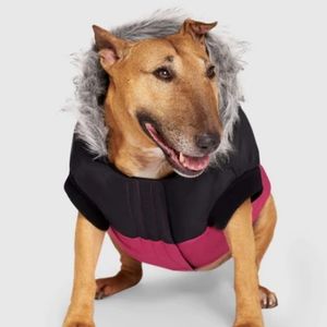 True North Parka dog jacket (pink)
